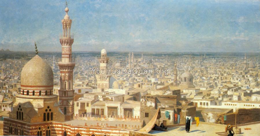 View of Cairo - 让·莱昂·杰罗姆